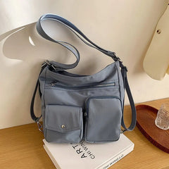 Casual Nylon Handbag Women Shoulder Crossbody Bag Travel Totes Backpack