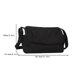 Casual Large Capacity Shopping Travel Bags Pure Zipper Shoulder Clutch Tote Bag