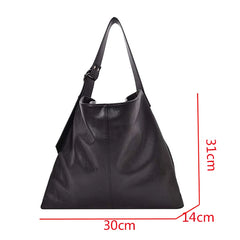 Large Capacity Tote Women Handbags PU Leather Shoulder Messenger Bags