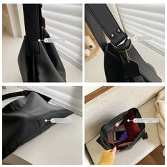 Large Capacity Tote Women Handbags PU Leather Shoulder Messenger Bags