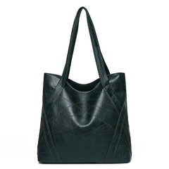 Casual Leather Tote Bags for Women Large Capacity Bucket Handbags