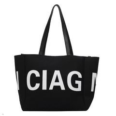 Canvas Shoulder Bag Large Capacity Tote Bag for Women