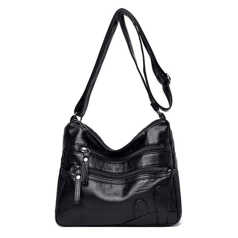 Casual PU Leather Women Shoulder Bags Handbags Women Crossbody Bags
