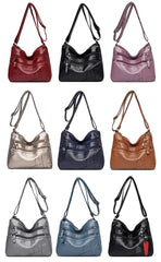 Casual PU Leather Women Shoulder Bags Handbags Women Crossbody Bags