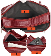 Casual PU Leather Women Shoulder Bags Handbags Women Crossbody Bags