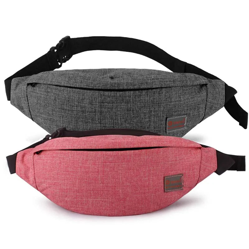Canvas Fanny Bag Travel Hip Bum Bag Crossbody Bag