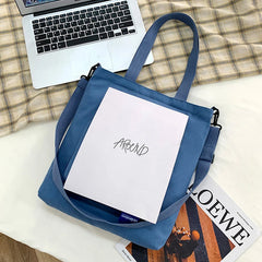 Casual Messenger Bags Men Women Shoulder Bags Cartoon Canvas Handbags