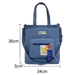 Casual Messenger Bags Men Women Shoulder Bags Cartoon Canvas Handbags