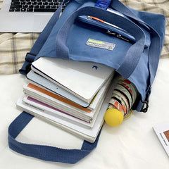 Casual Messenger Bags Men Women Shoulder Bags Cartoon Canvas Handbags