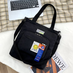 Casual Messenger Bags Men Women Shoulder Bags Cartoon Canvas Handbags