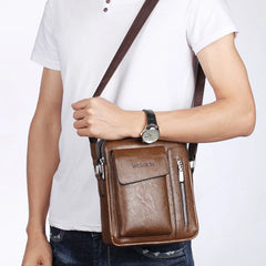 Vintage Crossbody Bags High Male Bag Leather Handbag Men Messenger Bags
