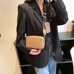 Women's Casual Messenger Leather Bag - Crossbody Tote Satchel