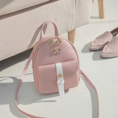 Casual Mini Backpack Women Girls Shoulder Bag Small Backpack