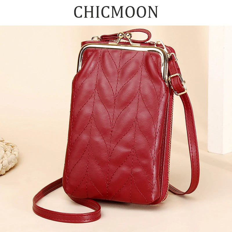 Casual Mini Crossbody Bag for Women Girls Travel Small Mobile P