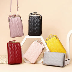Casual Mini Crossbody Bag for Women Girls Travel Small Mobile P