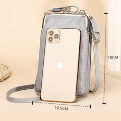 Casual Mini Crossbody Bag for Women Girls Travel Small Mobile P