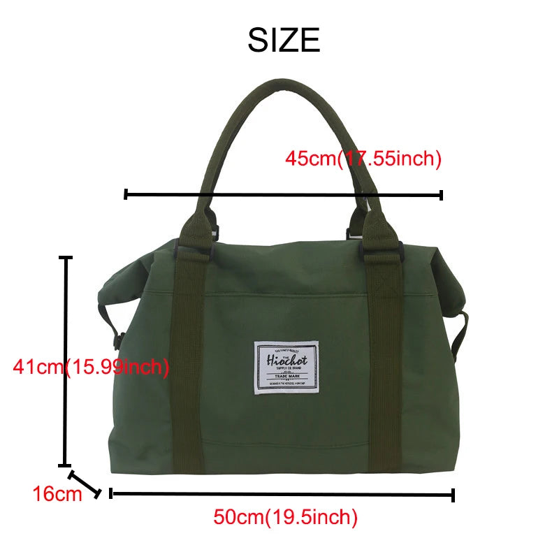 Waterproof Men Travel Bags Anti-Theft Duffle Handbag Weekend Bag