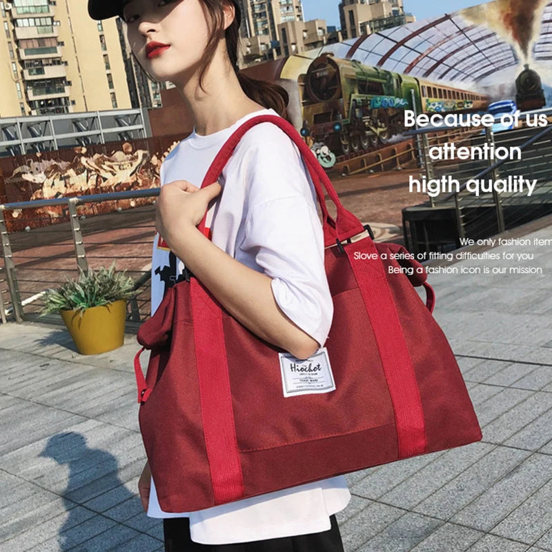 Waterproof Men Travel Bags Anti-Theft Duffle Handbag Weekend Bag