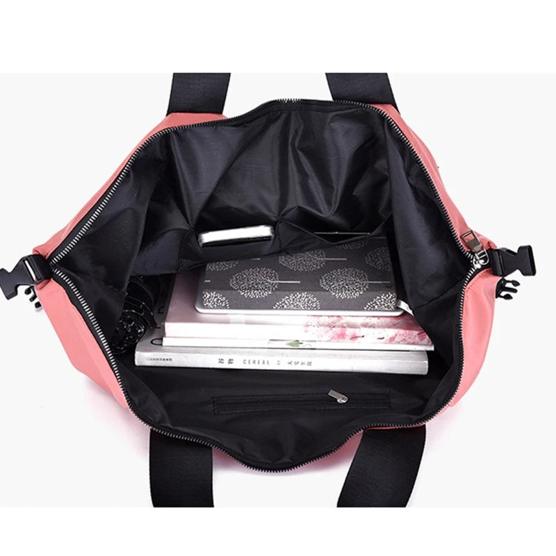 Nylon Backpack Women Large Capacity Travel Book Bags Girls Satchel Handbag