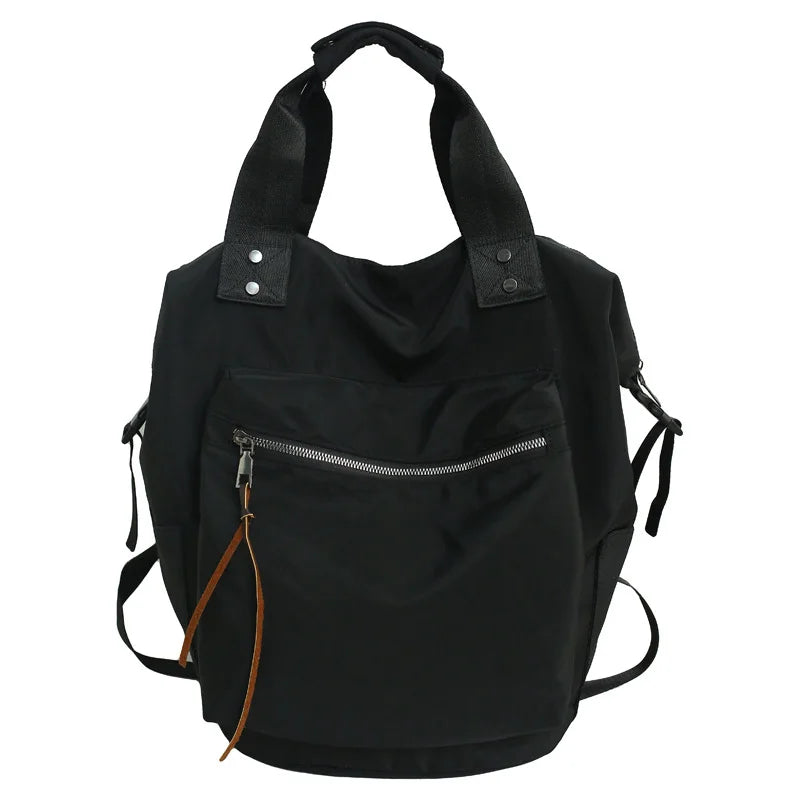 Nylon Backpack Large Capacity Travel Book Bags for Teenage Girls