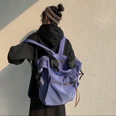 Nylon Backpack Large Capacity Travel Book Bags for Teenage Girls