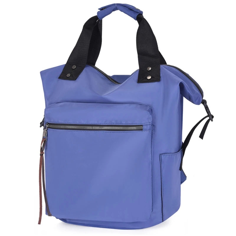 Casual Nylon Backpack Women Large Capacity Travel Book Bags for Teenage Girls