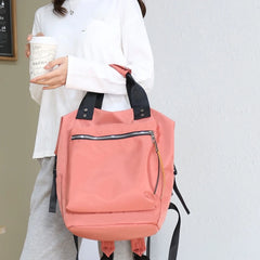 Nylon Backpack Women Large Capacity Travel Book Bags Girls Satchel Handbag