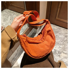 Women's Nylon Crossbody Bag Large Capacity Tote Lady Travel Shopper Bag