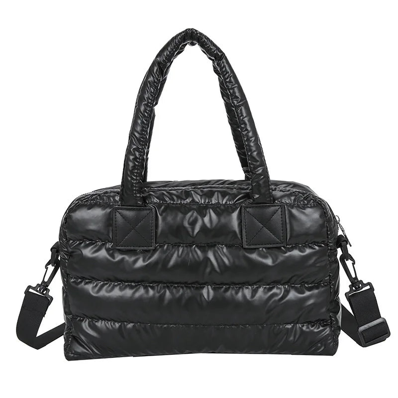 Casual Nylon Crossbody Shoulder Bag Winter High Capacity Lady Cotton Bag