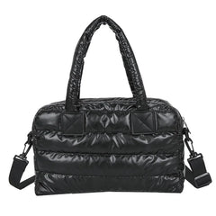 Casual Nylon Crossbody Shoulder Bag Winter High Capacity Lady Cotton Bag