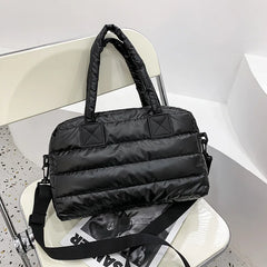 Casual Nylon Crossbody Shoulder Bag Winter High Capacity Lady Cotton Bag