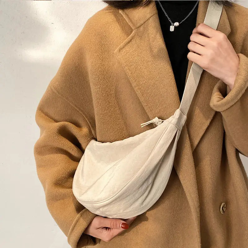 Casual Nylon Crossbody Bag for Women Large Capacity Tote Lady Travel Shopper Bag