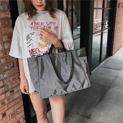Casual Nylon Tote Women Shoulder Bags Crossbody Bag Lady Big Shopper Bag