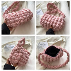 Nylon Quilted Crossbody Shoulder Bag for Women