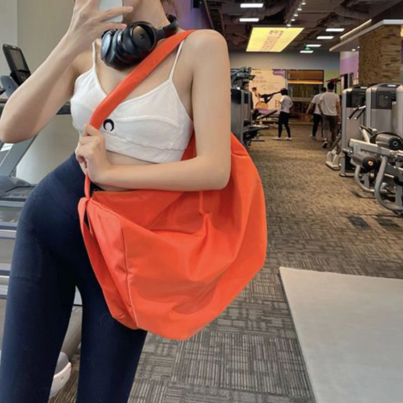 Casual Nylon Shoulder Bag Women Large Capacity Gym Bags