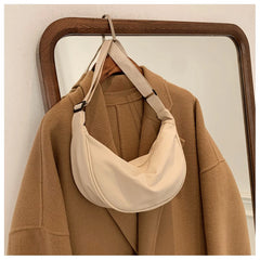 Nylon Shoulder Hobo Bag Ladies Zipper Crossbody Tote Handbag