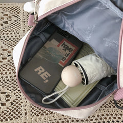 Casual Nylon Women Backpack PVC Shoulder Bags for Ladies Handbags