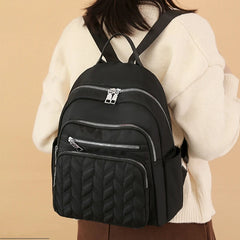 Casual Nylon Women Backpack Waterproof School Bag Girls Teenager Student