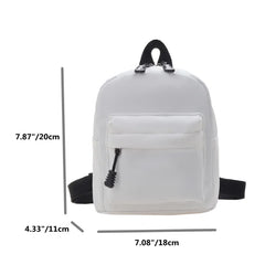 Nylon Mini Backpack for Women Small School Bags