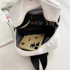 Nylon Mini Backpack for Women Small School Bags