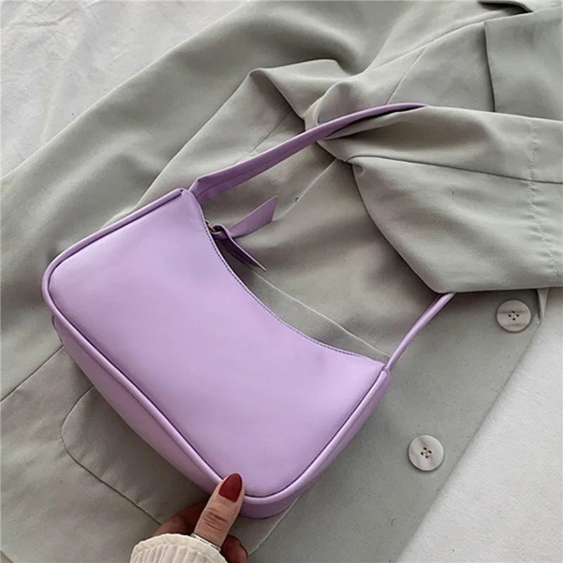Women's Casual PU Shoulder Handbag