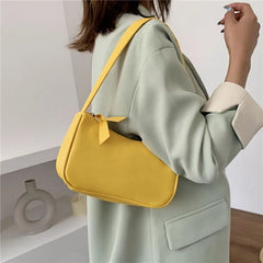 Women's Casual PU Shoulder Handbag