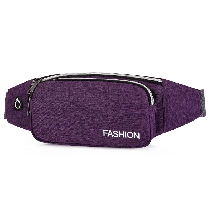 Outdoor Sports Waist Bag Wallet Oxford Pack for Hiking Running