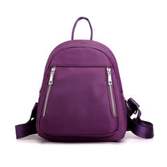 Casual Oxford Backpack Women Travel Waterproof Nylon School Bags