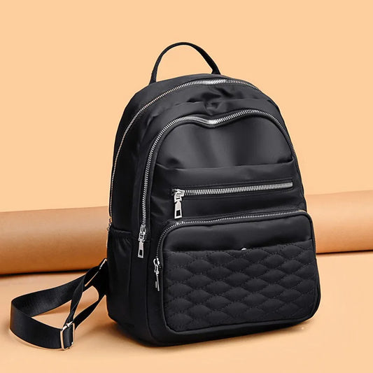 Waterproof Oxford Backpack Women School Travel Bag