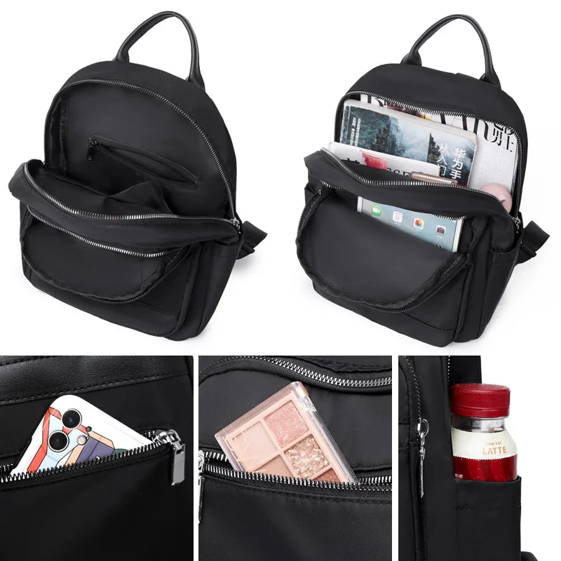 Waterproof Oxford Backpack Women School Bag