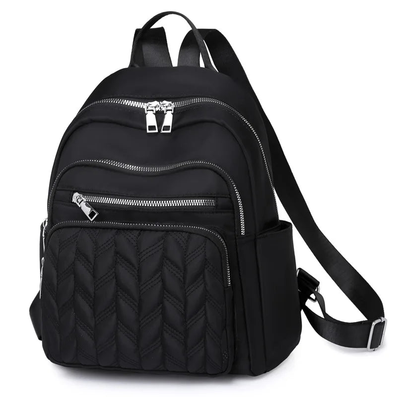 Waterproof Oxford School Backpack Women Travel Bag