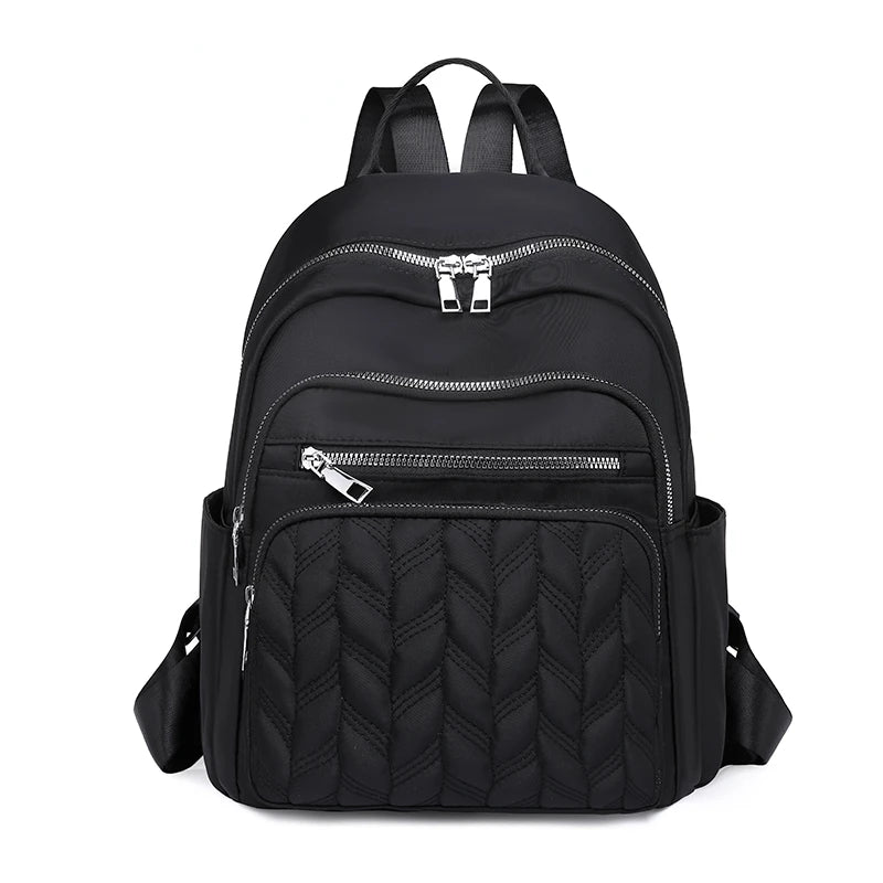 Casual Oxford Backpack Women Waterproof School Bag Ladies