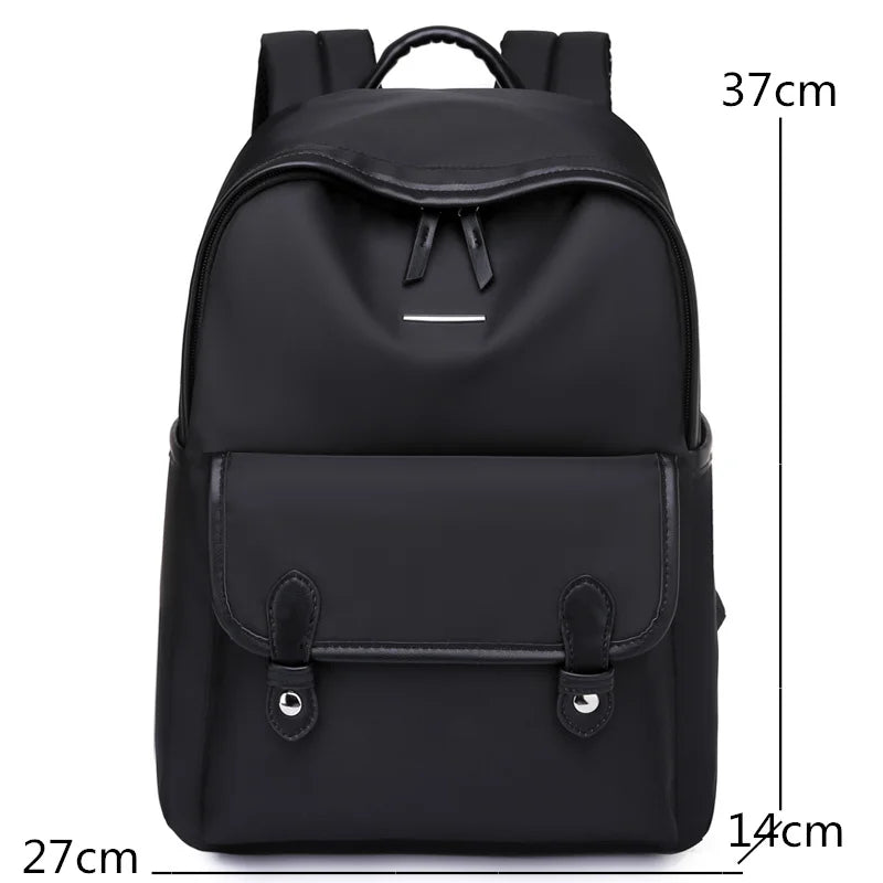 Casual Oxford Cloth Backpack Female Shoulder School Bookbags Women