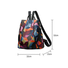 Casual Oxford Cloth Women Backpack Anti Theft Girls Schoolbags Teen Travel